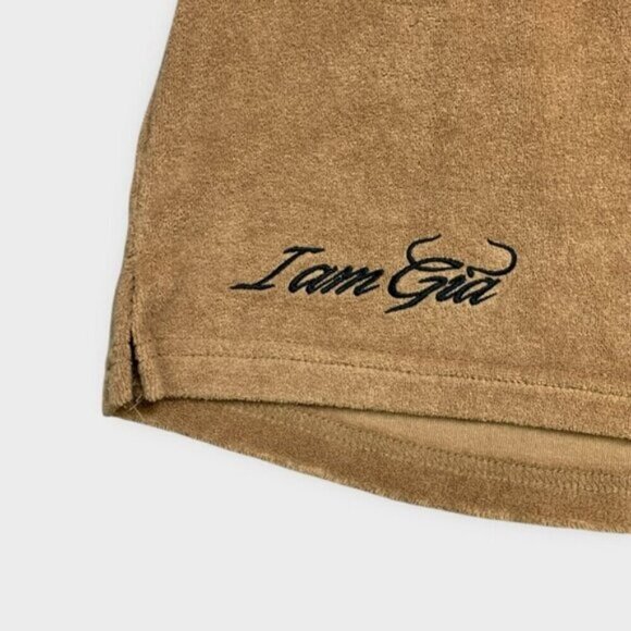 I Am Gia Torres Terry Cloth Mini Skirt - Picture 4 of 7